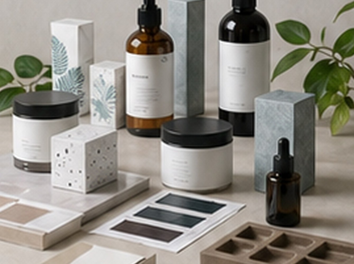 Cosmetic packaging preparation