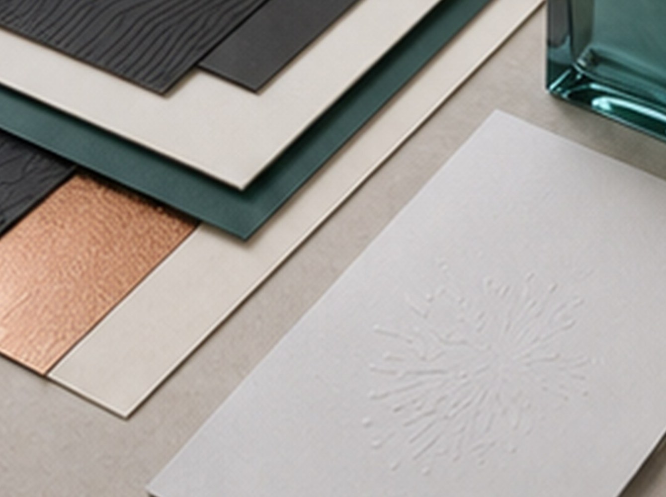 Packaging finish and material details
