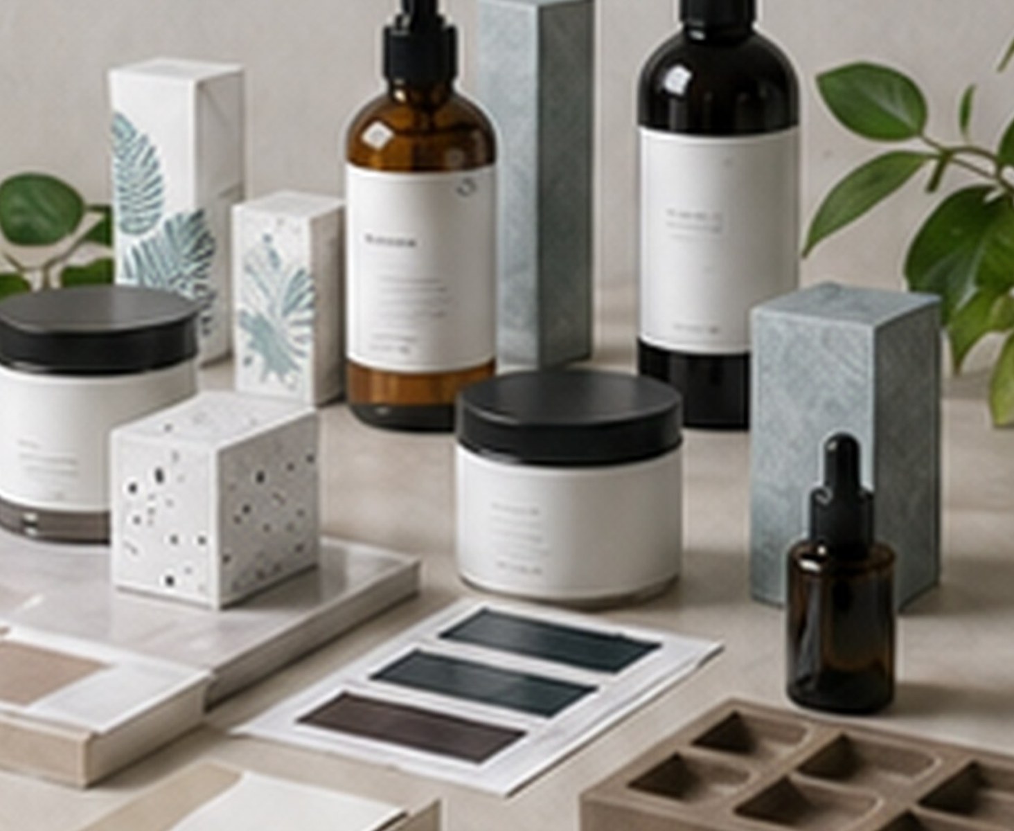 Cosmetic packaging project preparation