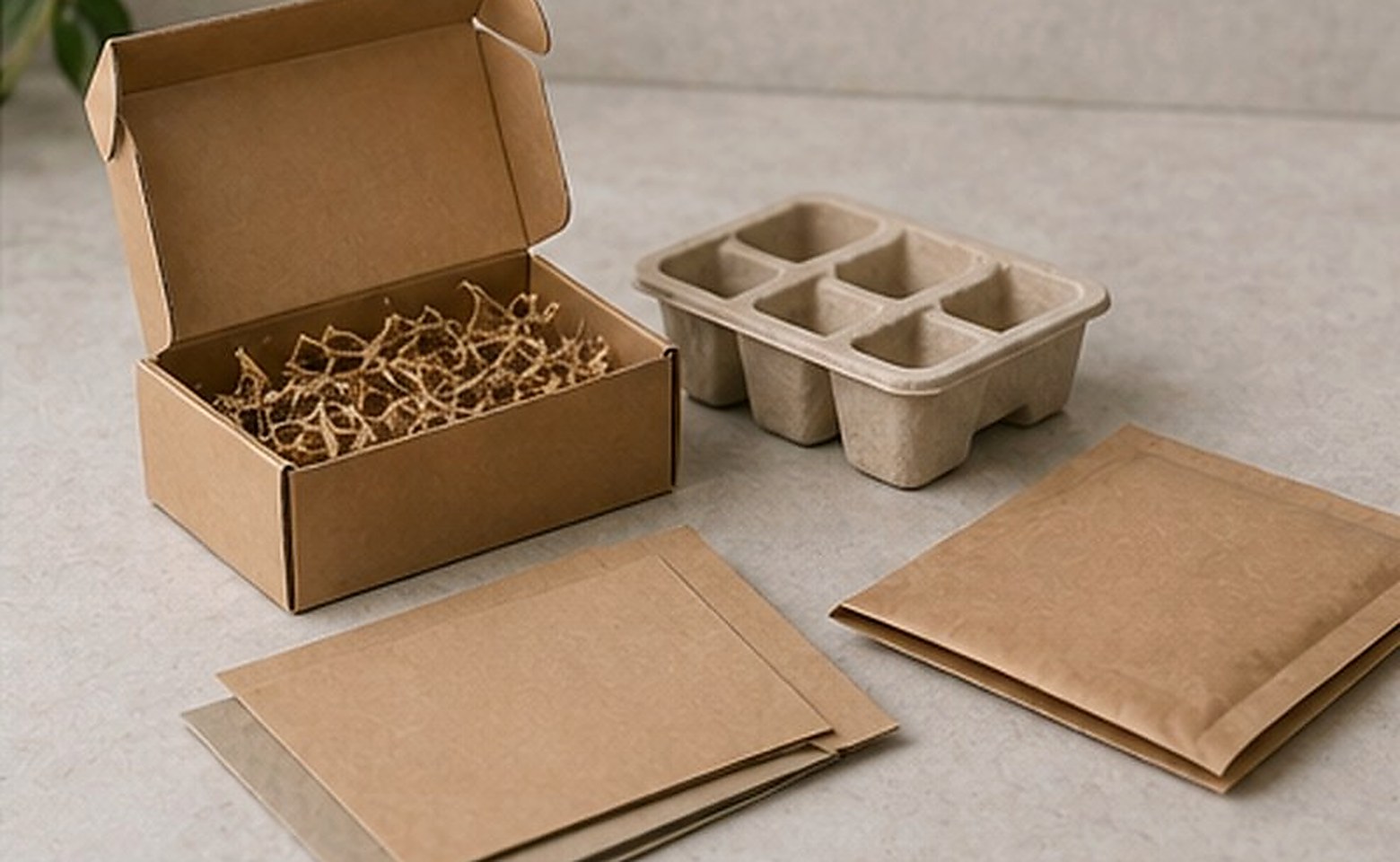 Recyclable paper materials