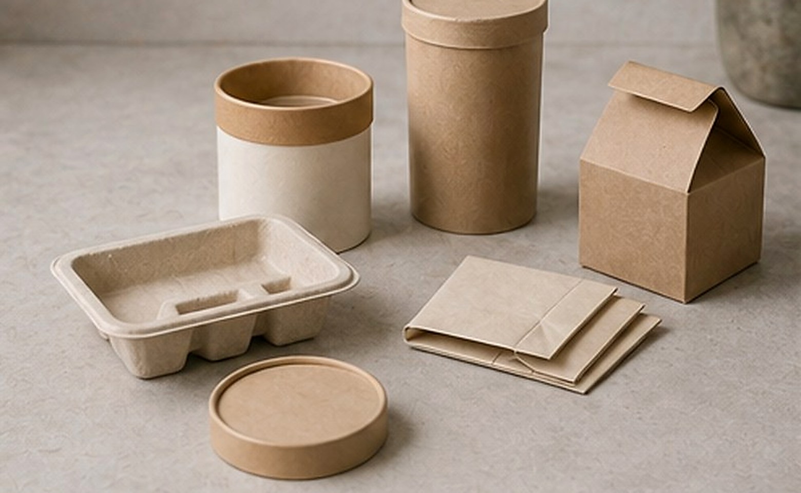 Reduced-plastic structures